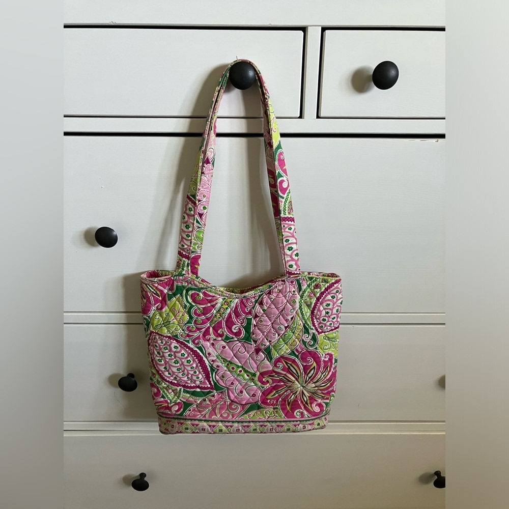 Pink Vera Bradley Tote Bag Purse